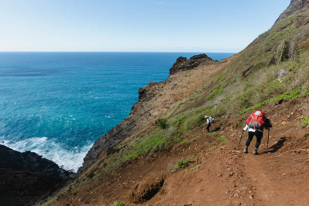 Approaching Crawler’s Ledge at mile 7